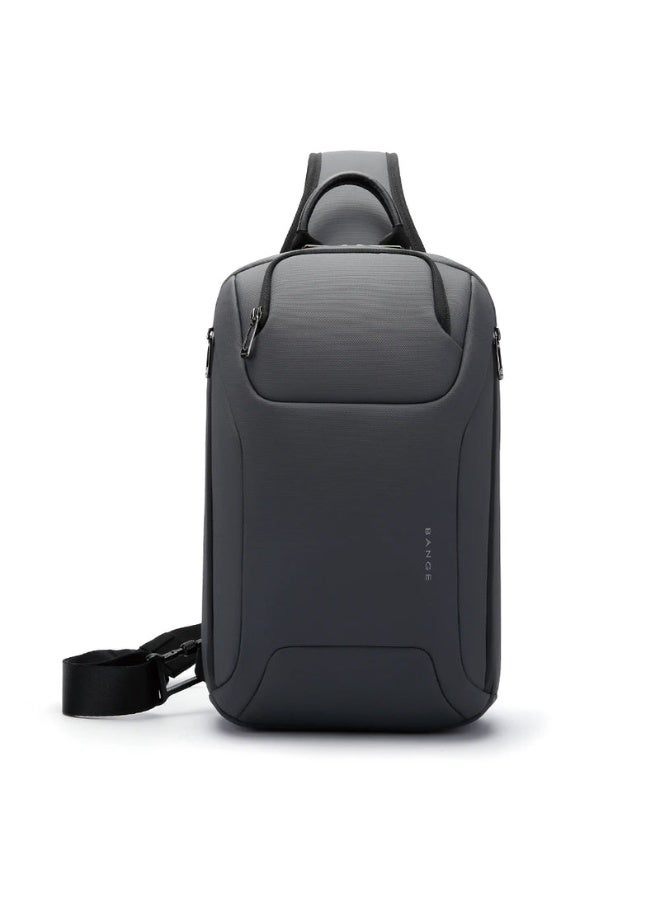 Bange 8031 Grey Multifunctional Waterproof Sling Shoulder Men Bag - Image 1